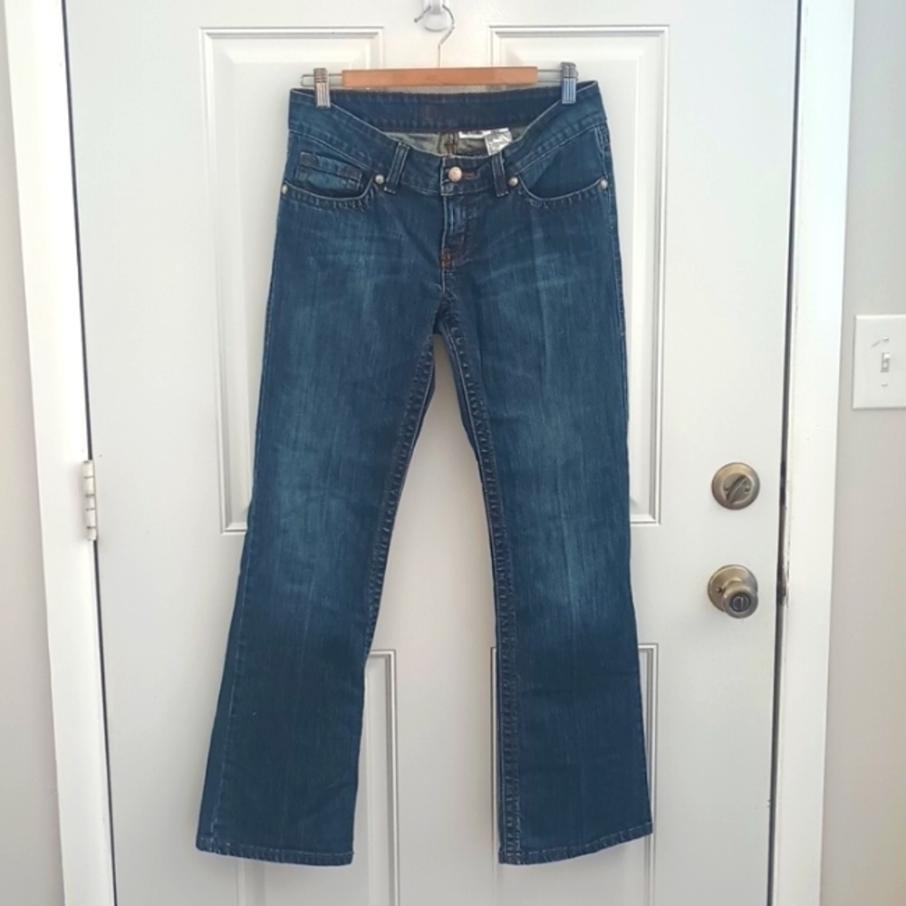 Cruel Kennedi dark wash jeans with rivet pockets size 9R